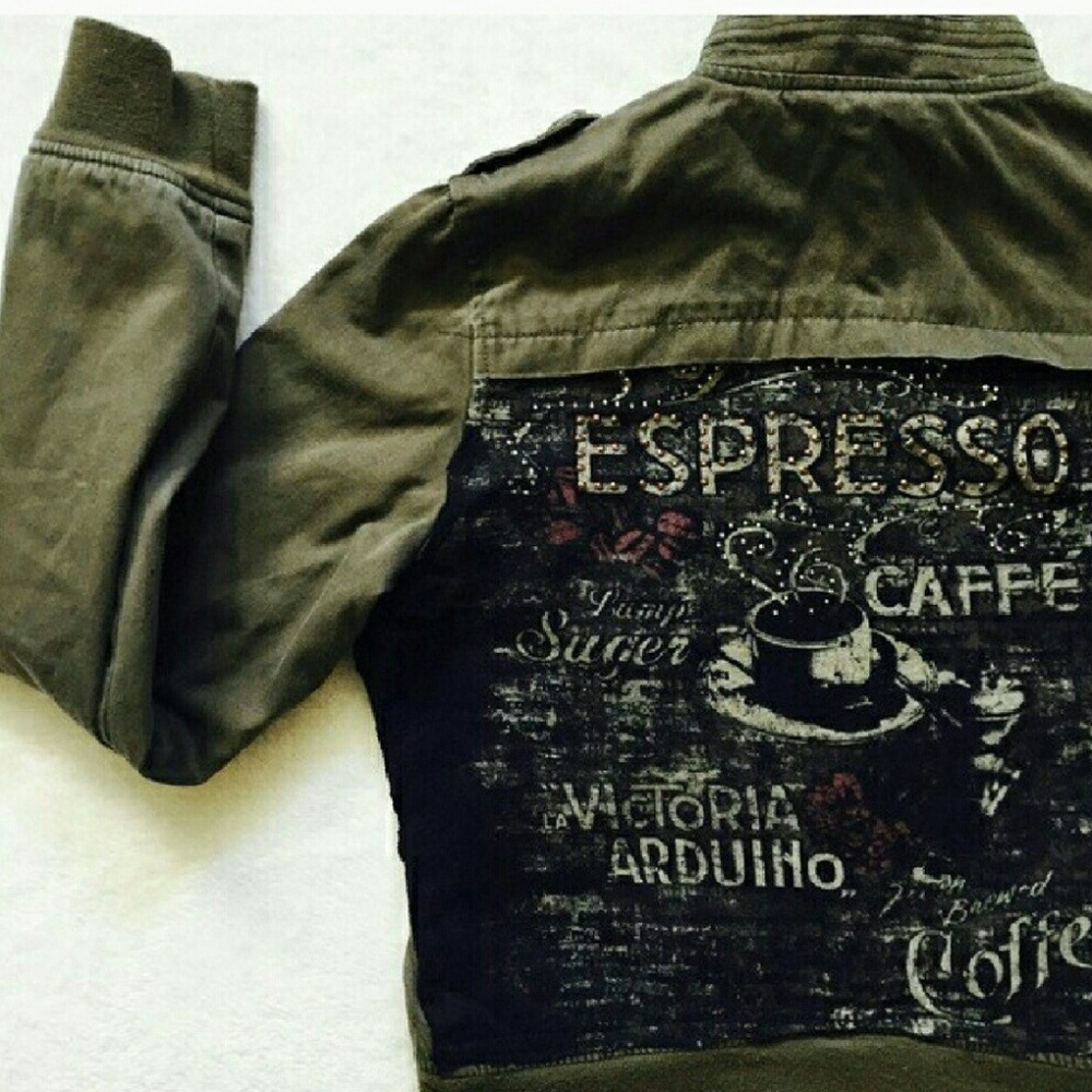 UPCYCLED OLIVE JACKET